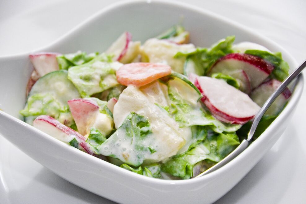 Kilo kaybı için salata